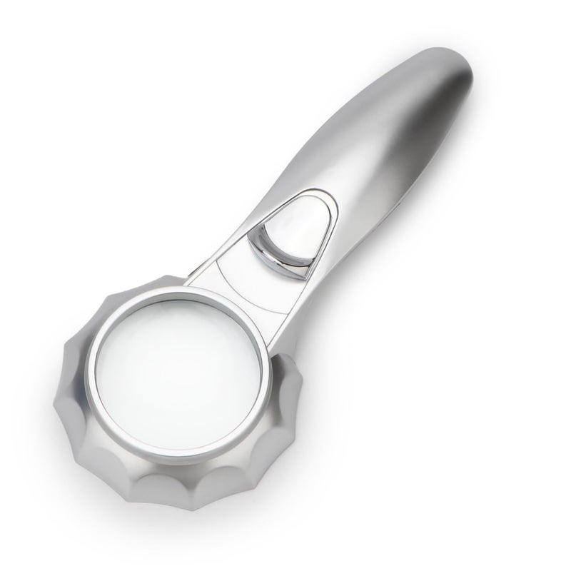 Rongon Magnifying Glass with Light Handheld Reading Magnifier Umbrella Shape with 6 LED Lights HD Reading Magnifying Lens Loupe (7X) - Image 1